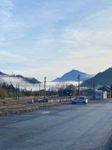 雲海が広がっていました