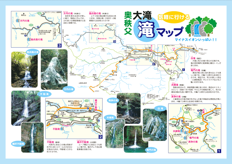 奥秩父大滝滝マップ