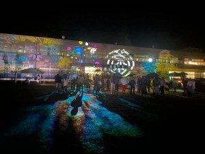 荒川西小学校ライトアップイベントの様子